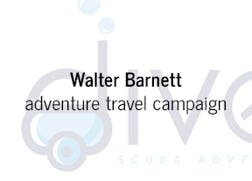 Adventure travel campaign designed by Walter Barnette.