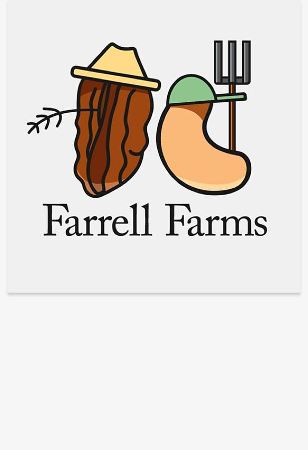 Logo design for Farrell Farms by DeeOnna Denton.