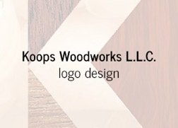 Logo design for Koops Woodworks L.L.C.